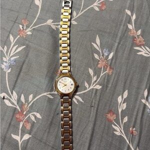 Gold and Silver Two-Tone Watch